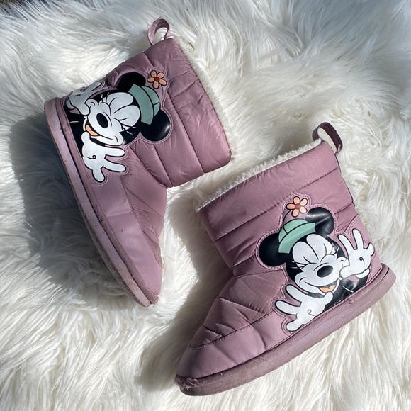 💕💜H&M Disney slip on boots 💕💜size 2-3 - Picture 7 of 9